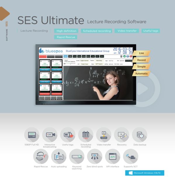 SES Classroom Live Recording System